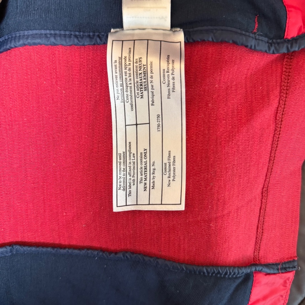 Smartwool Red Hybrid Merino Wool Side Panels Full Zip Puffer Vest Women M - Picture 8 of 13